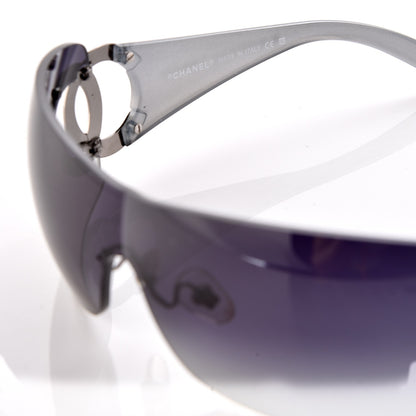 Chanel Frameless CC Logo Sunglasses 4125 Black 5 of 7