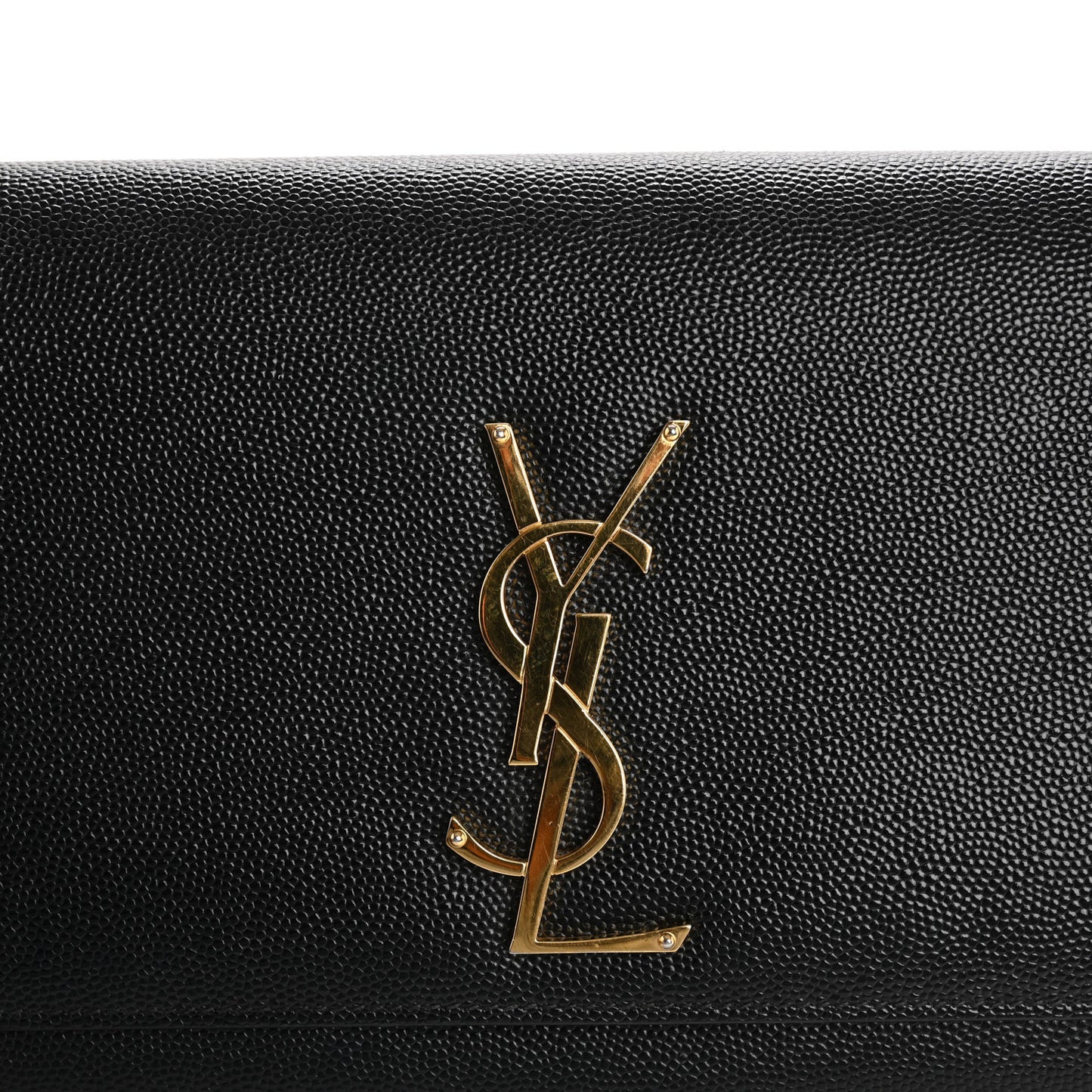 Grain De Poudre Monogram Cassandre Clutch Black
