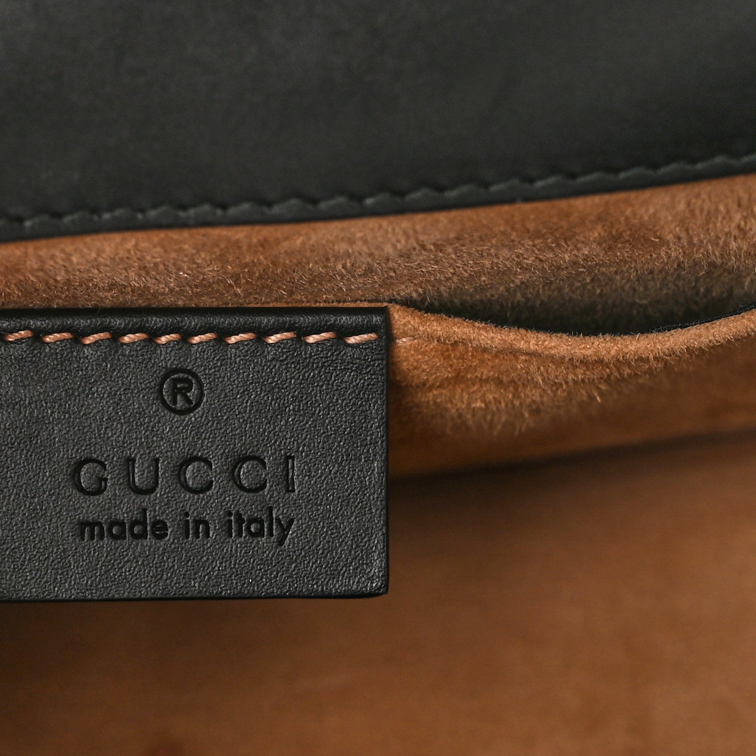 Gucci Calfskin Mini Sylvie Top Handle Bag Black 6 of 11