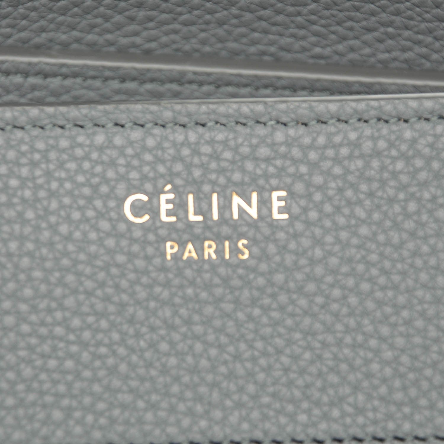 Celine Baby Grained Calfskin Mini Luggage Kohl 6 of 6