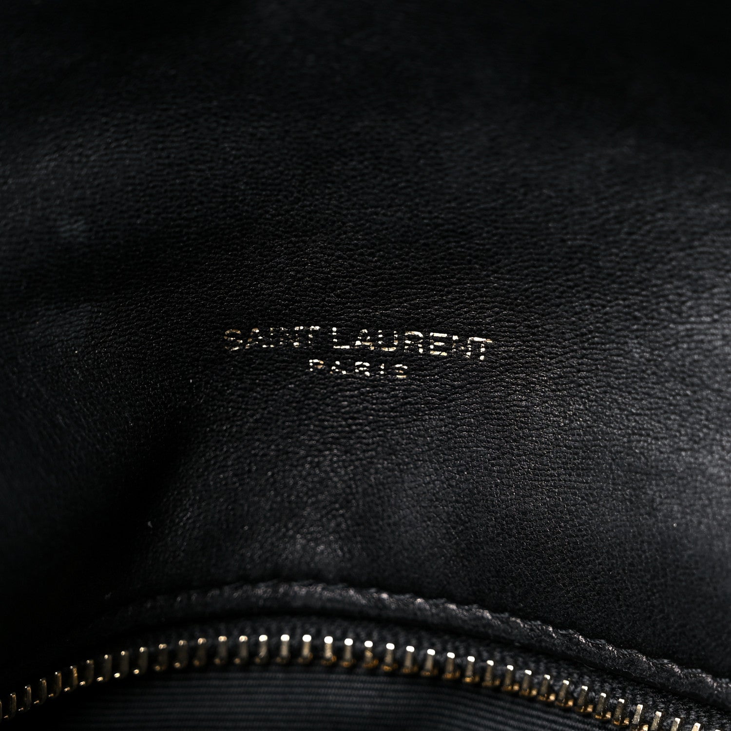 Saint Laurent Lambskin Quilted Medium Loulou Puffer Monogram Chain Satchel Black 6 of 19