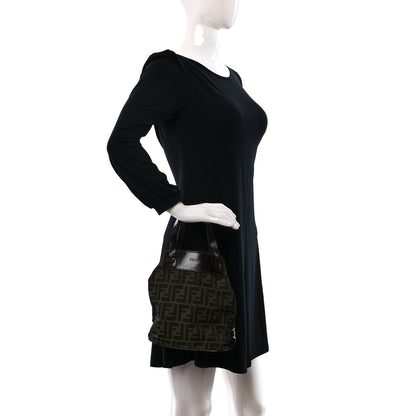 Fendi Zucca Calfskin Tote Tobacco 2 of 8