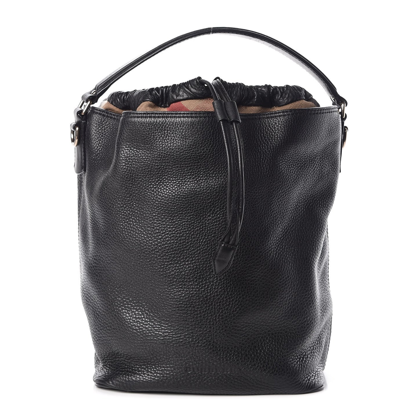 Grainy Calfskin Medium Susanna Hobo Black