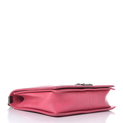 Chanel Calfskin Quilted Large Boy Flap Pink 4 of 11