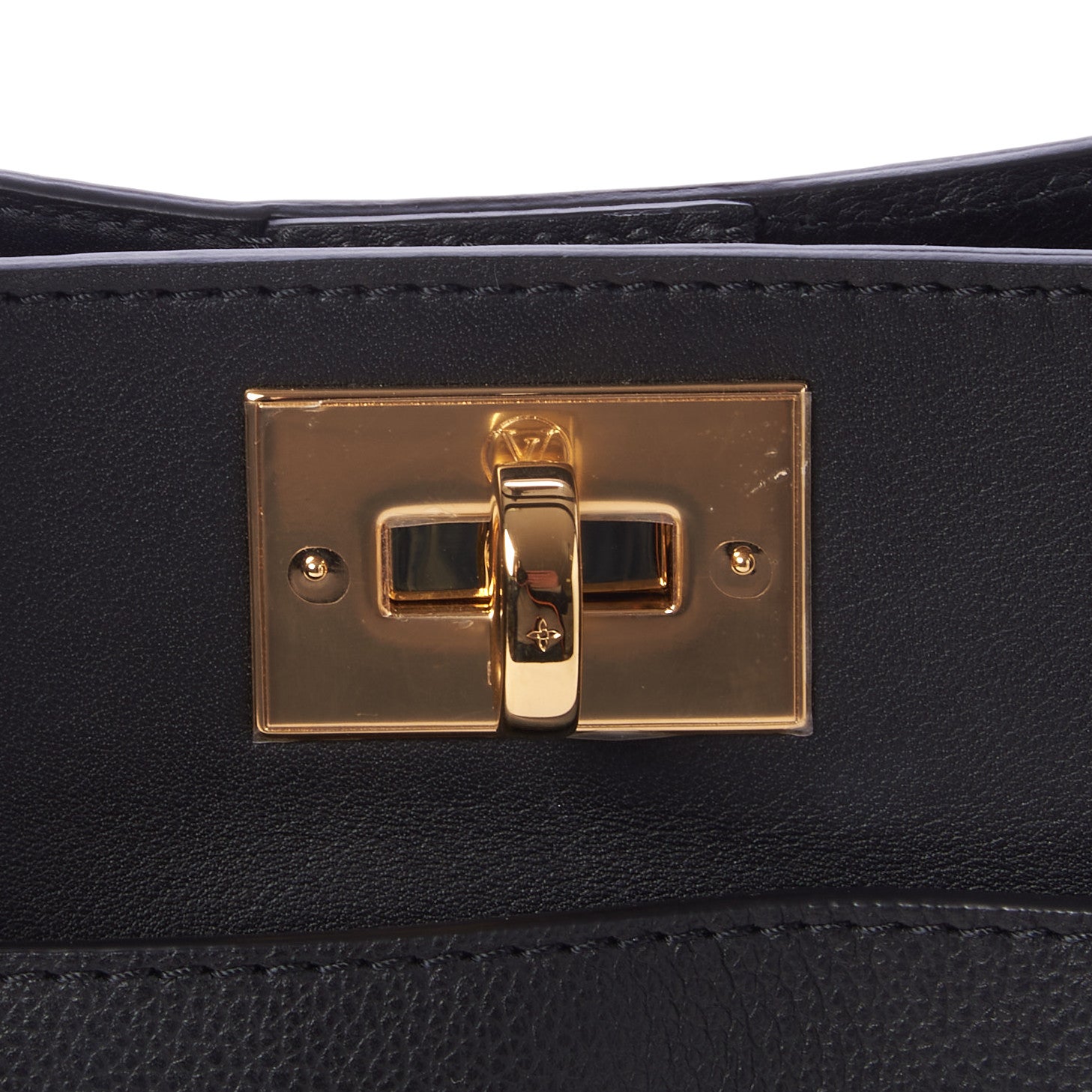 Louis Vuitton Calfskin Monogram Tufting On My Side Black 8 of 9