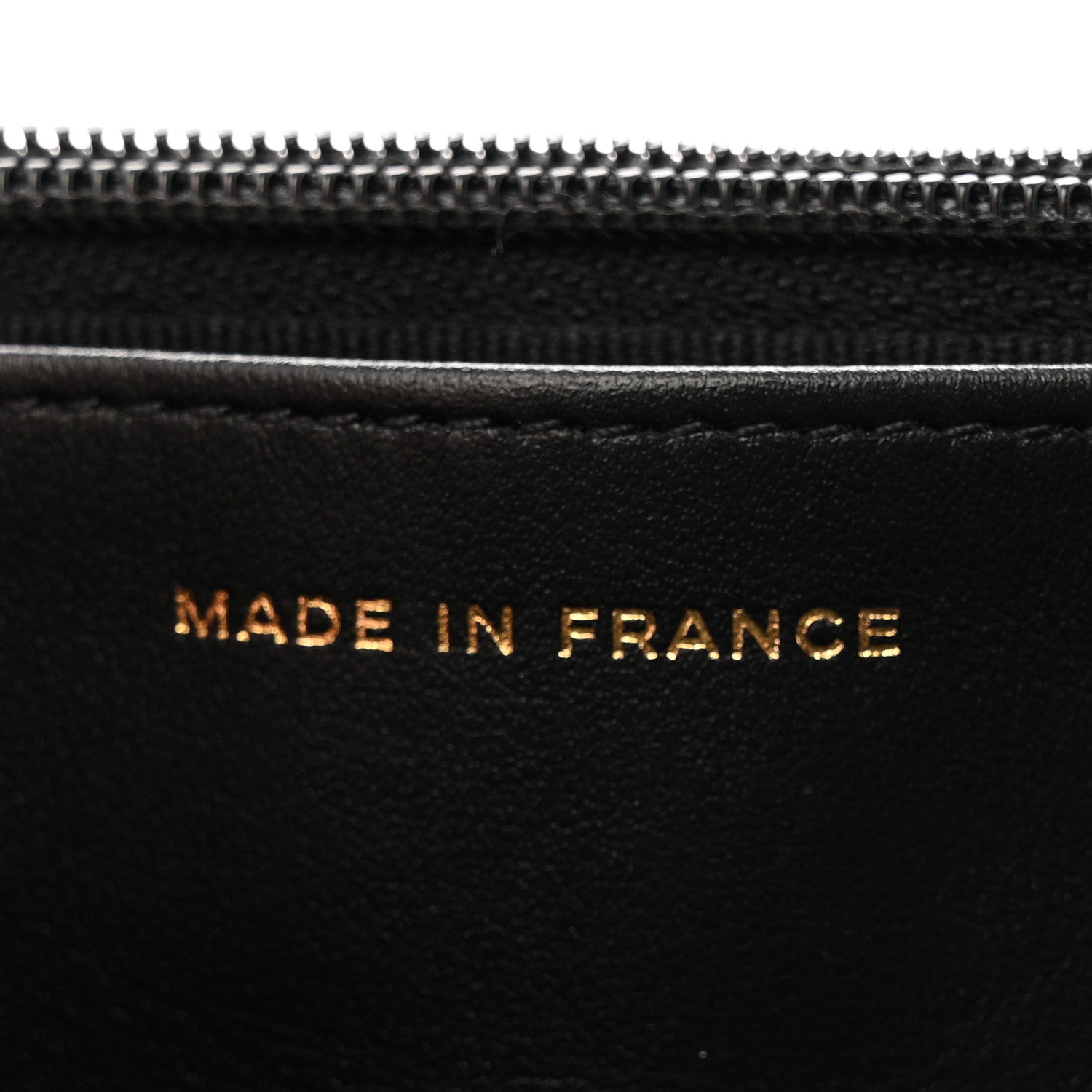 Chanel Caviar Quilted Textured CC Wallet On Chain WOC Black 8 of 14