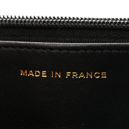 Chanel Caviar Quilted Textured CC Wallet On Chain WOC Black 8 of 14