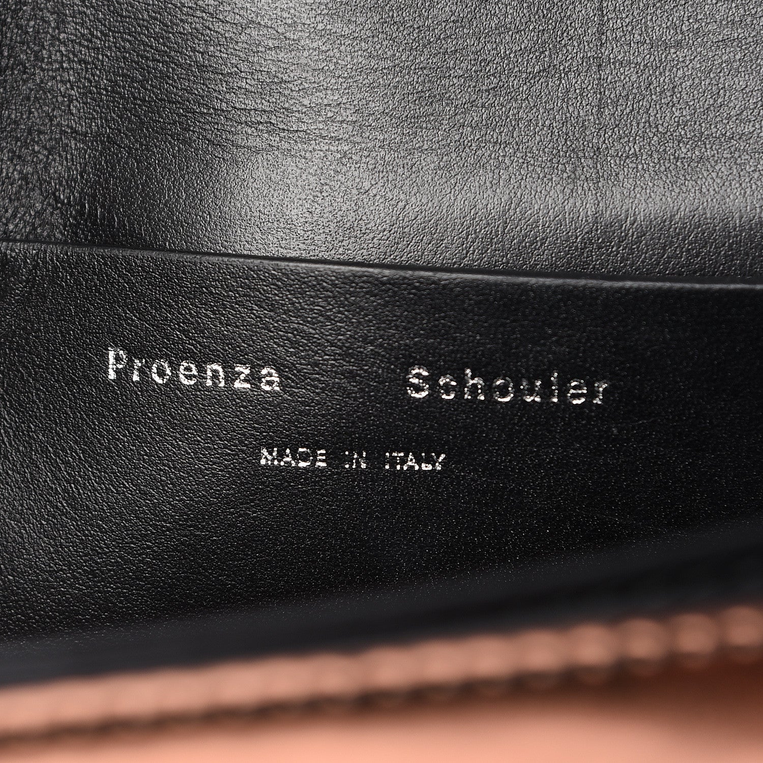 Proenza Schouler Metallic Calfskin Hava Patchwork Shoulder Bag Copper 6 of 9