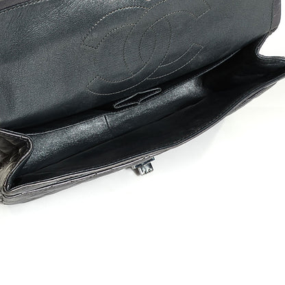 Chanel Metallic Aged Calfskin 2.55 Reissue 226 Flap Dark Silver 17 of 18