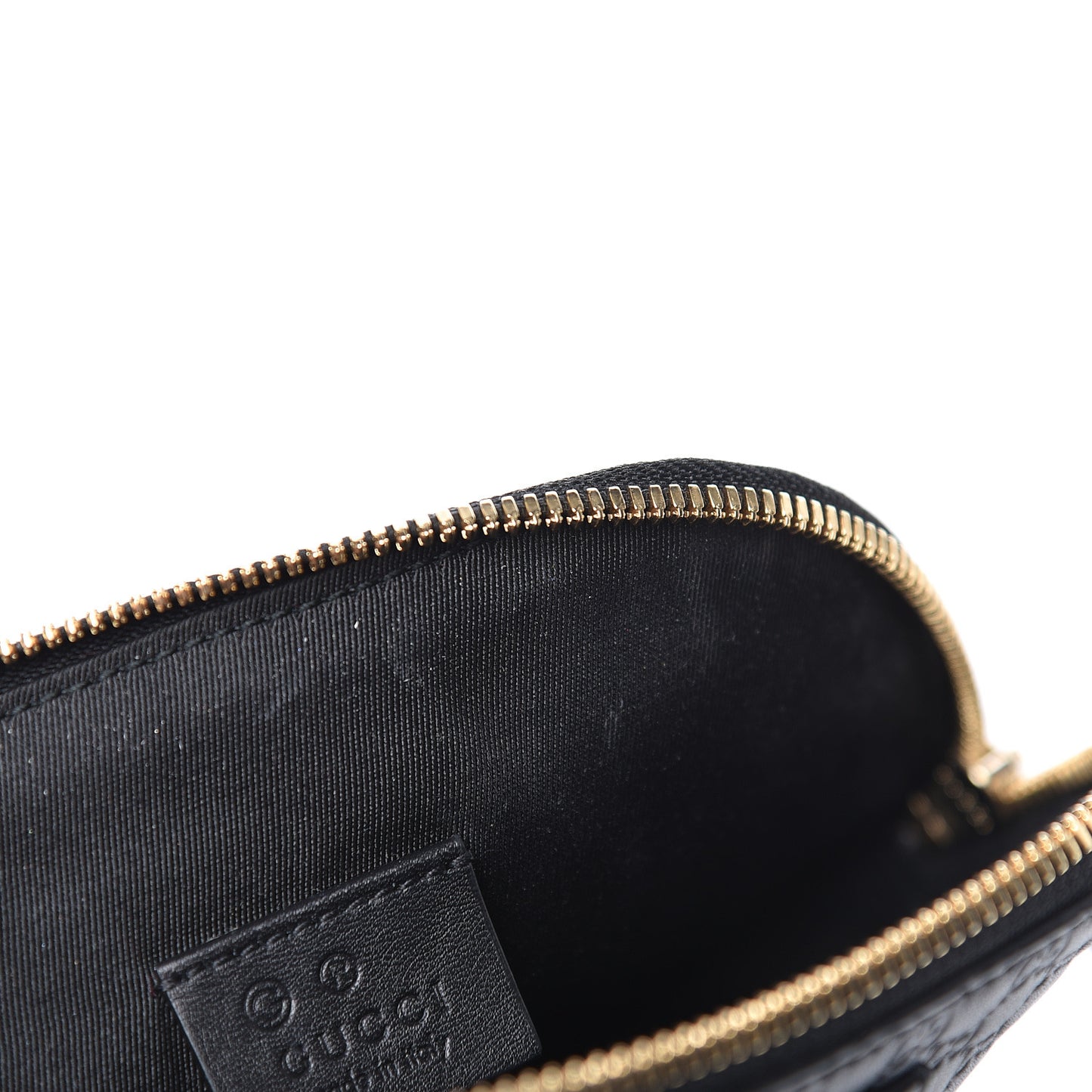 Microguccissima GG Cosmetic Case Black