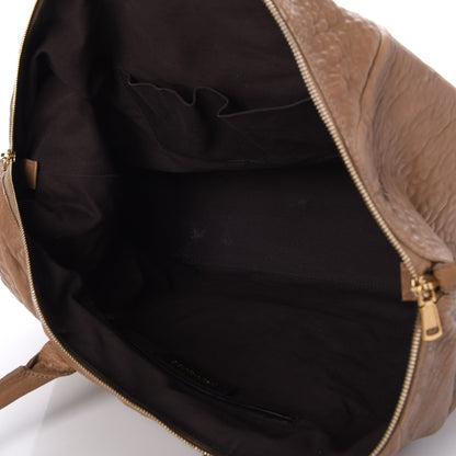 Saint Laurent Pebbled Lambskin Medium Easy Sac Beige 6 of 9