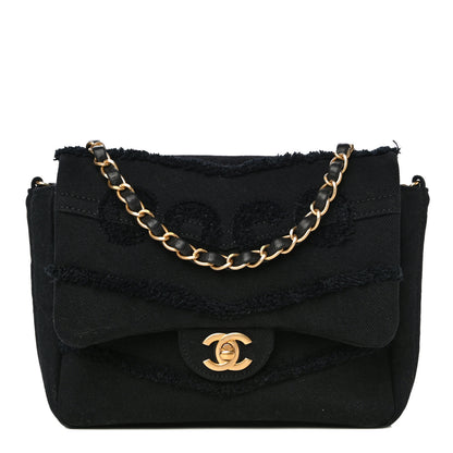 Chanel Denim Coco Flap Black 1 of 11
