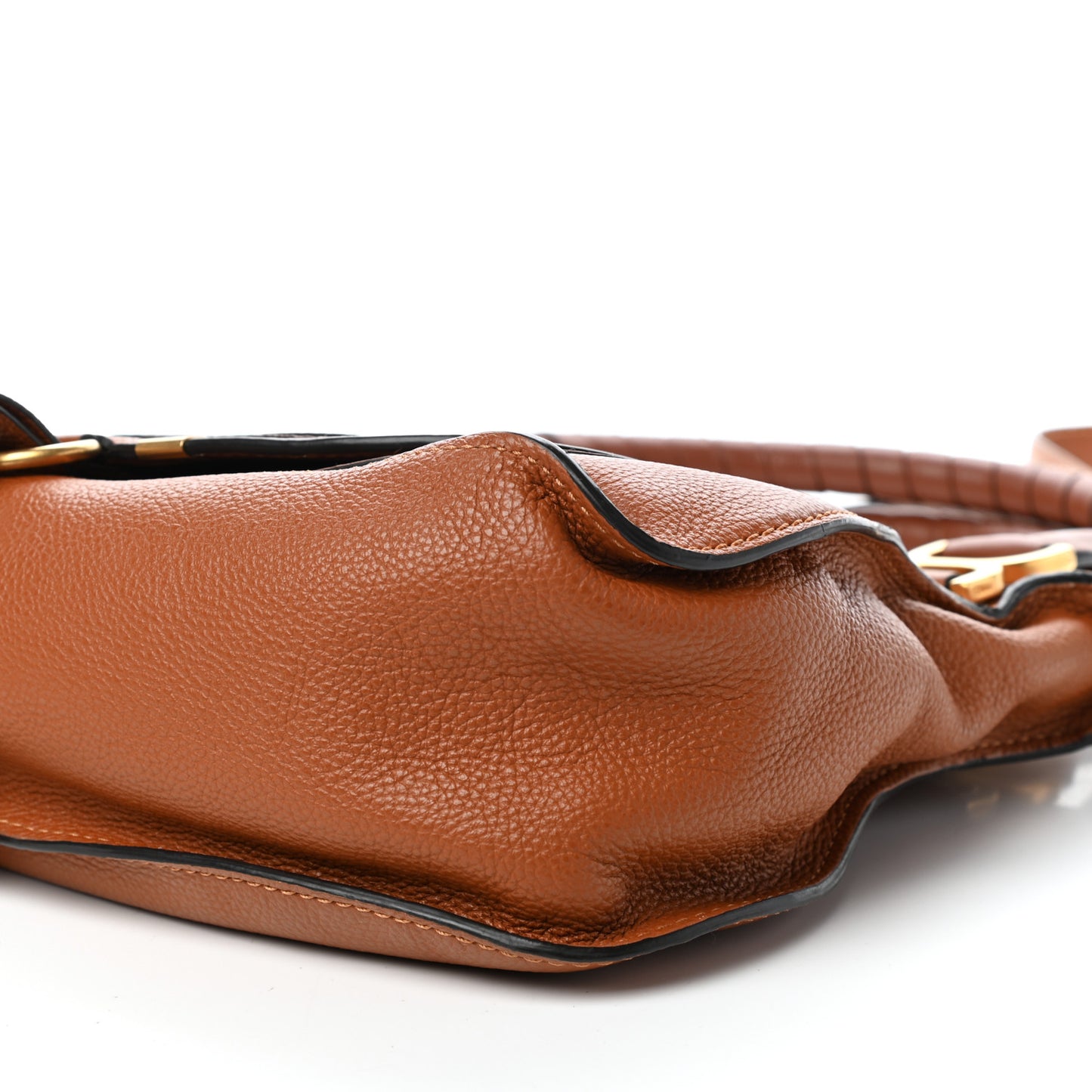 Calfskin Medium Marcie Satchel Tan