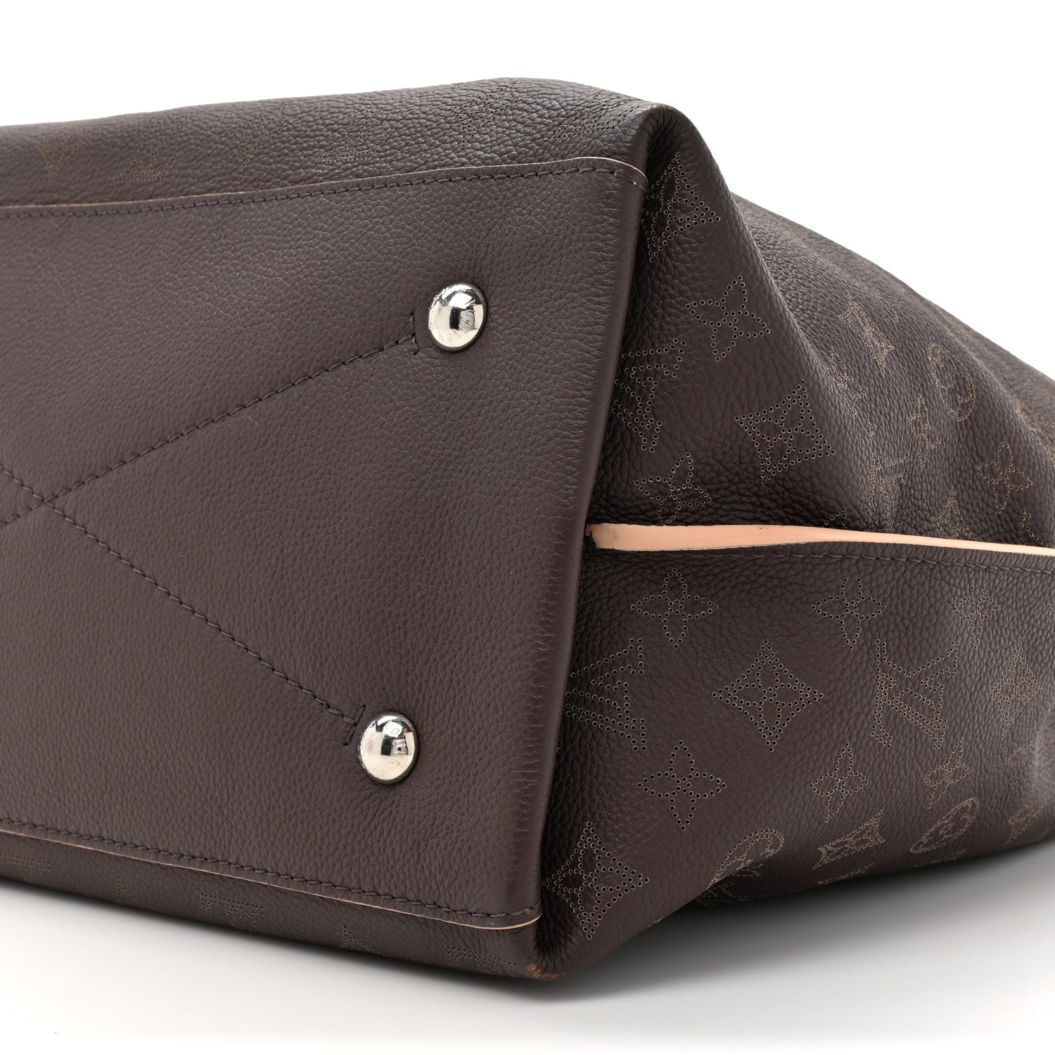Louis Vuitton Mahina Carmel Hobo Chocolate 8 of 17