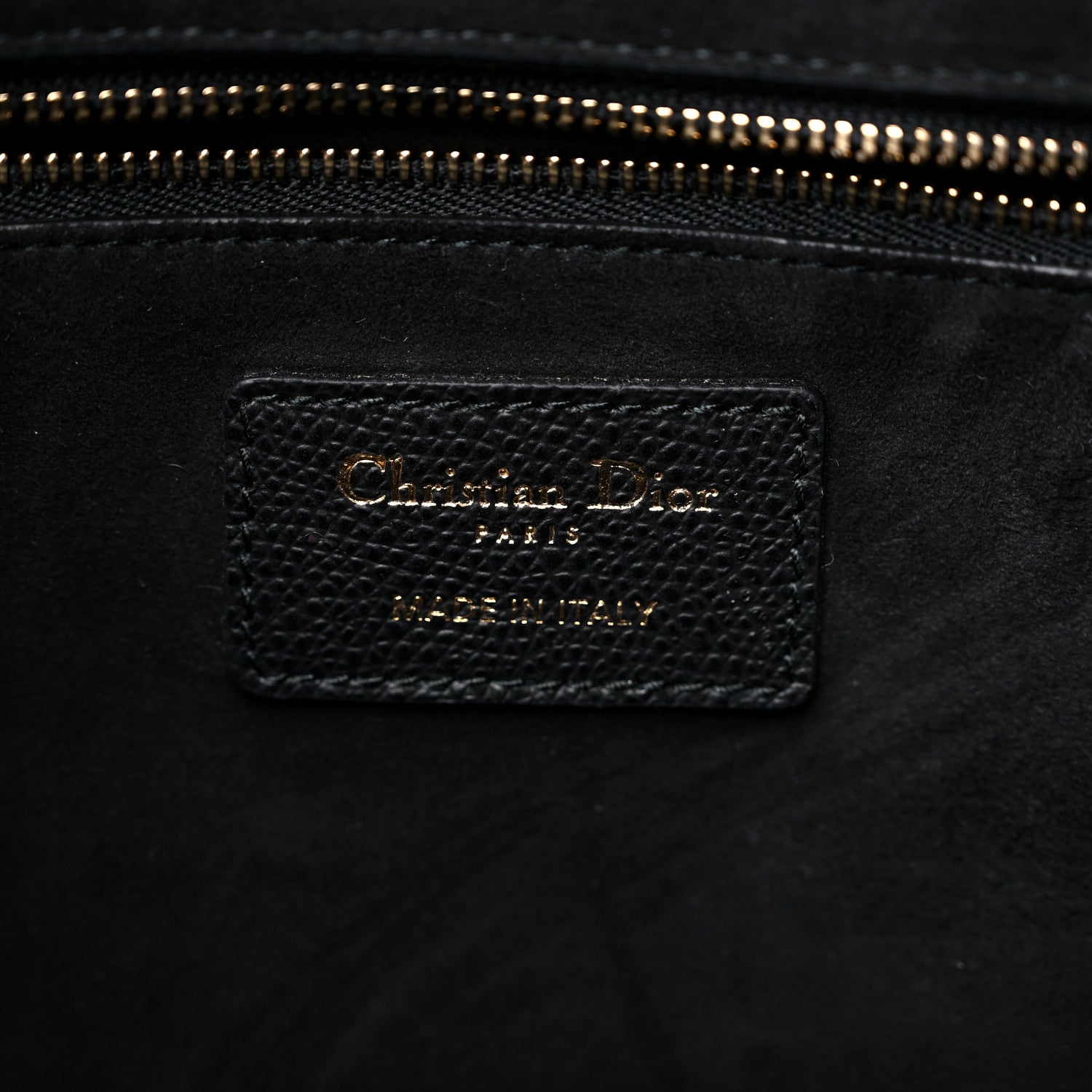 Christian Dior Grained Calfskin Large Lady Dior Black 6 of 12