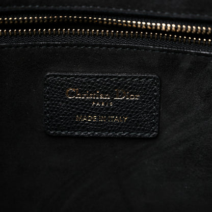 Christian Dior Grained Calfskin Large Lady Dior Black 6 of 12