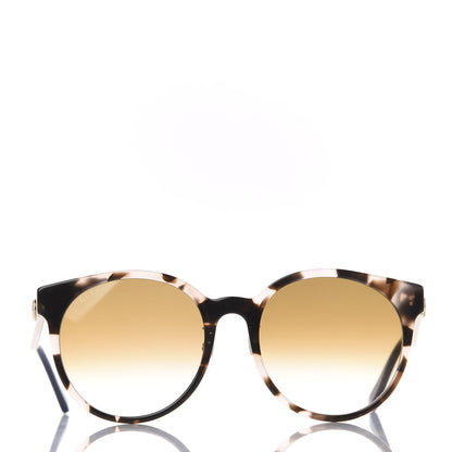 Gucci Acetate Round Eye GG Web Sunglasses GG0854SK Tortoise 2 of 6