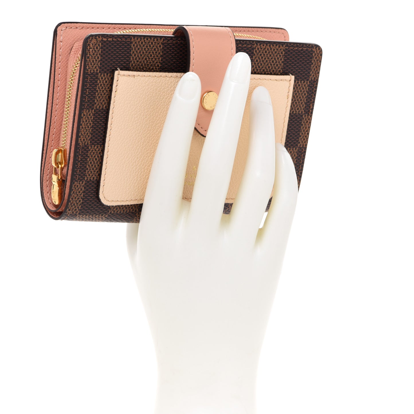 Damier Ebene Juliette Wallet Creme