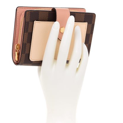 Louis Vuitton Damier Ebene Juliette Wallet Creme 2 of 9