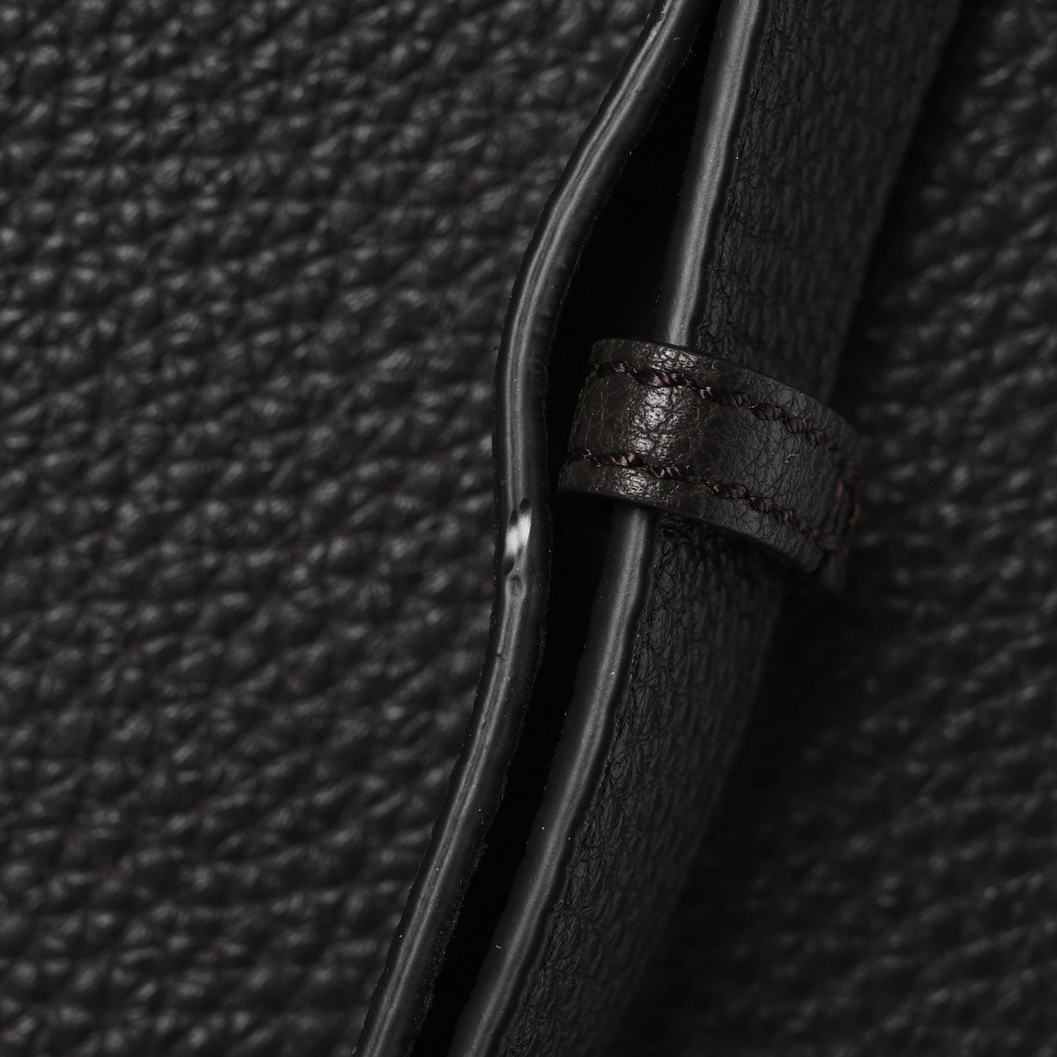 Fendi Cuoio Romano Vitello Cover Glazed Fabric Bi-Color FF 1974 Medium Peekaboo I SEE U Satchel Dark Brown 16 of 16