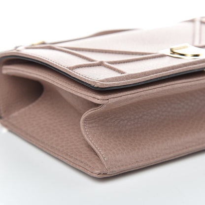 Christian Dior Grained Calfskin Small Diorama Flap Bag Taupe 8 of 9