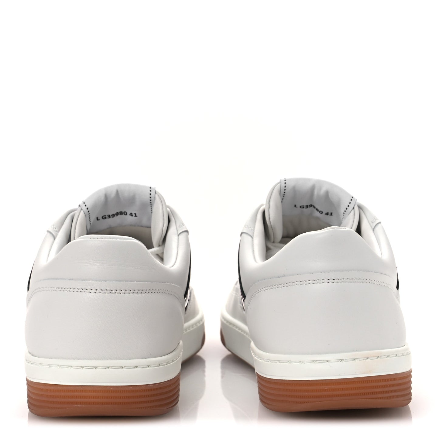 Calfskin Patent Calfskin Mens CC Sneakers 41 White Pink Red