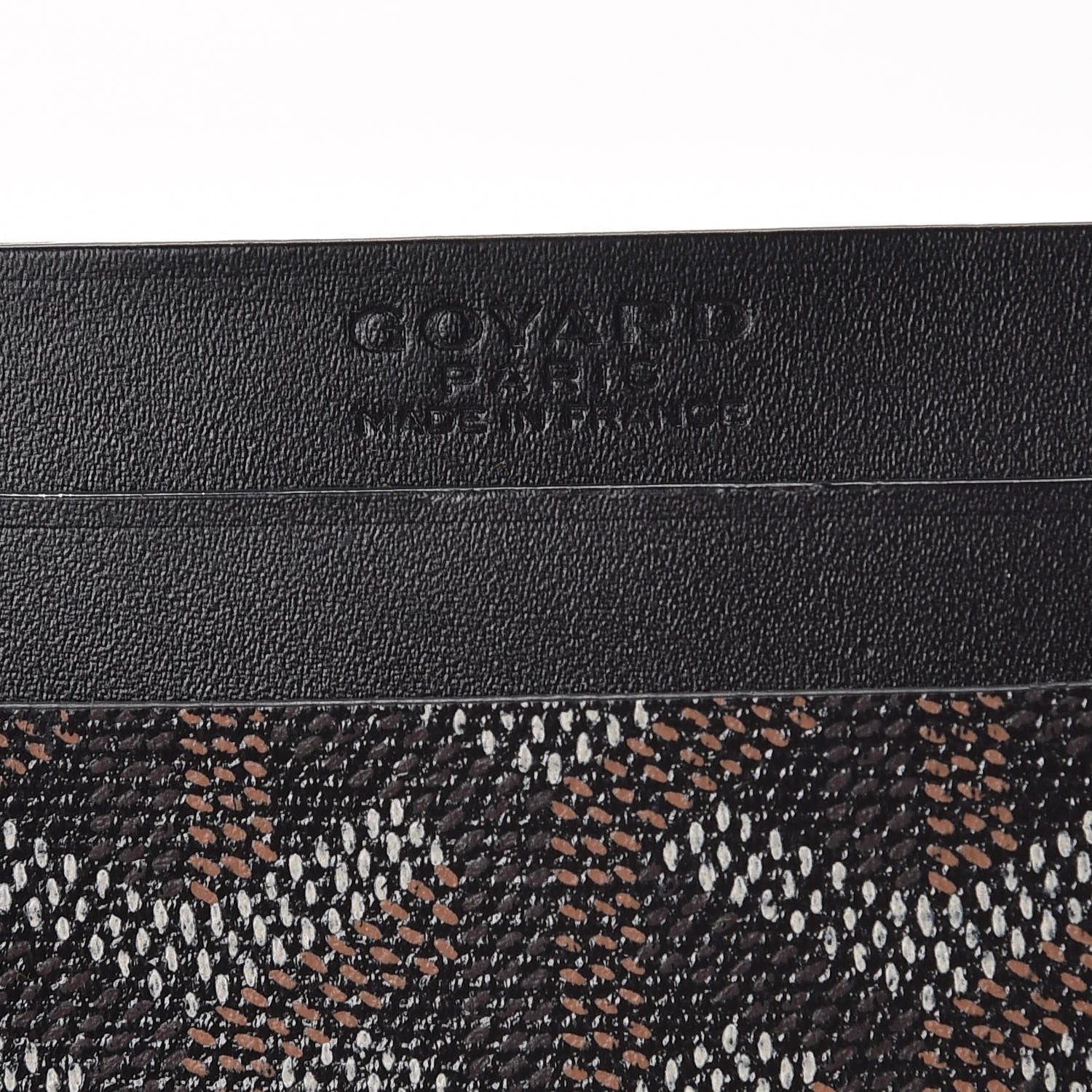 Goyard Goyardine Saint Sulpice Card Holder Black 6 of 8