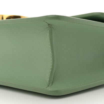 Christian Dior Smooth Calfskin 30 Montaigne Flap Bag Mint Green 10 of 11