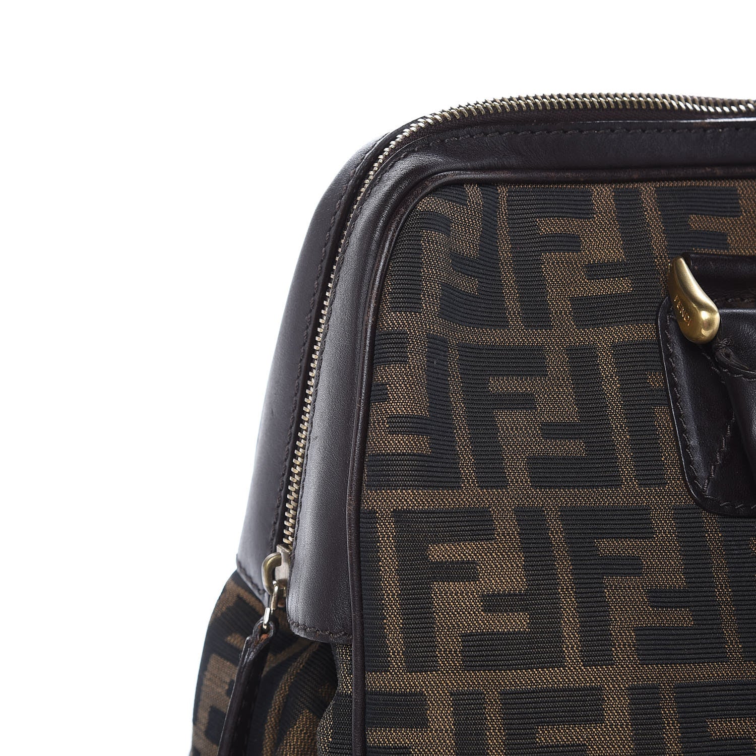 Fendi Zucca Satchel Tobacco 17 of 22