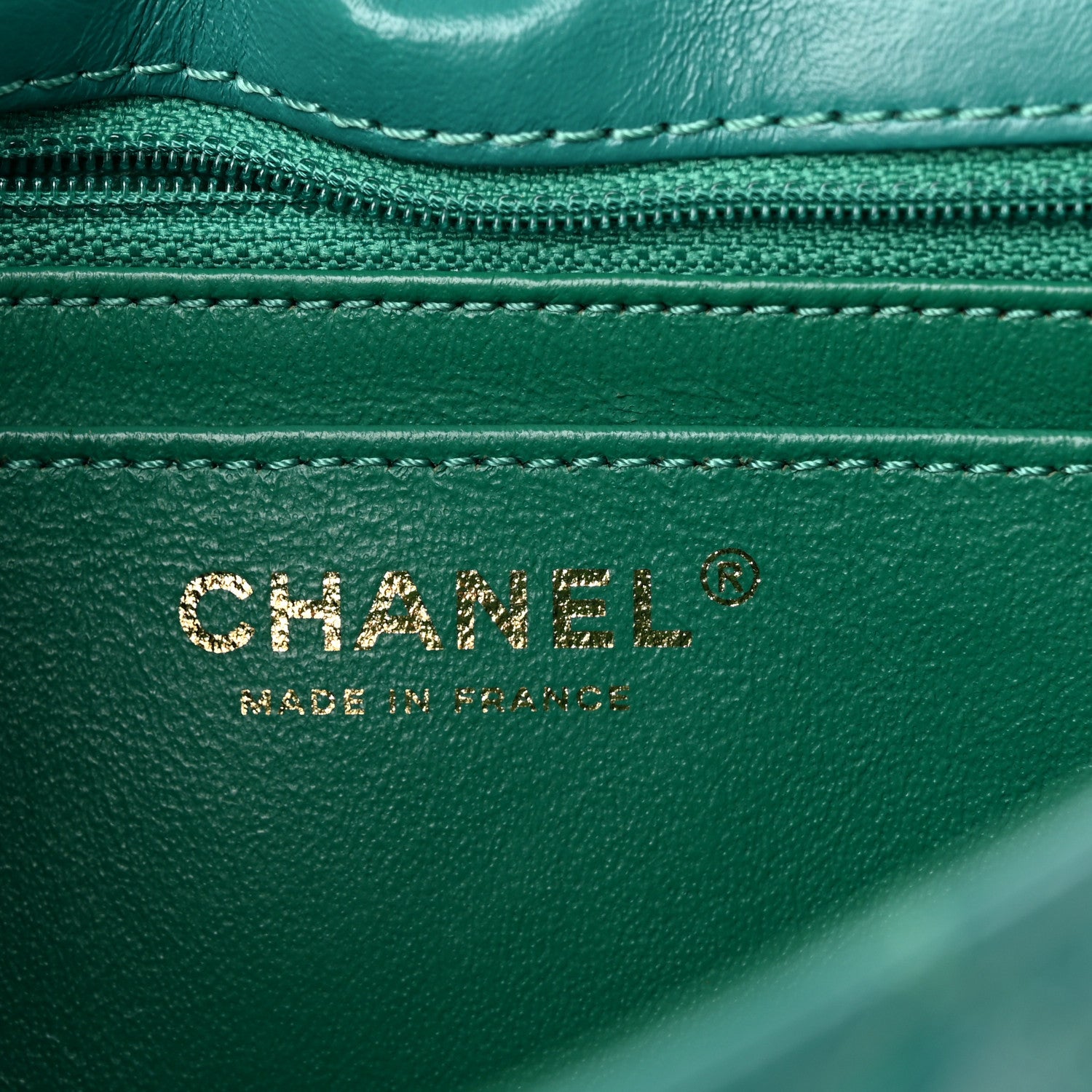 Chanel Aged Calfskin Quilted 2.55 Reissue Mini Flap Green 6 of 10