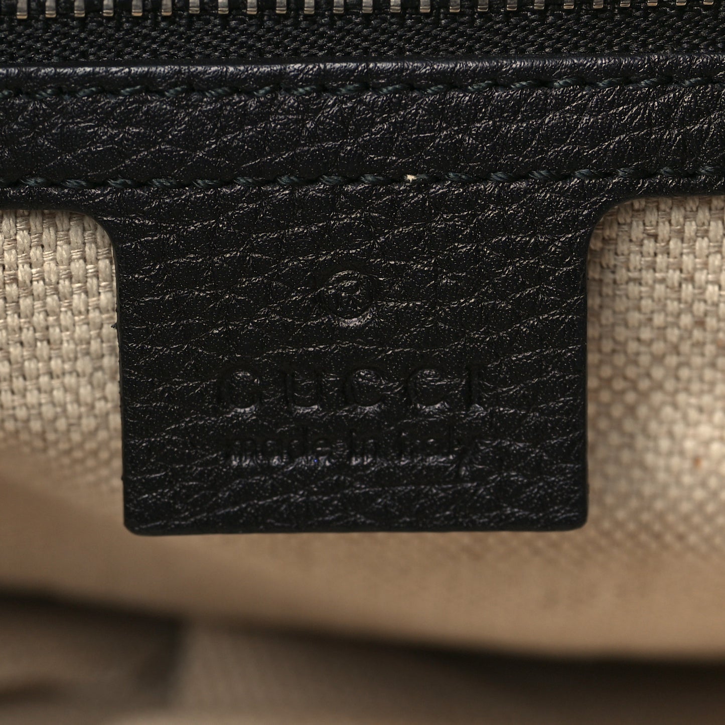 Pebbled Calfskin Studded Medium Soho Chain Shoulder Bag Black