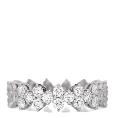 Tiffany Platinum Diamond Aria Eternity Ring 53 6.5 1 of 4