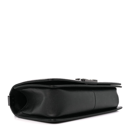 Chanel Caviar Quilted Medium Boy Flap So Black 4 of 12