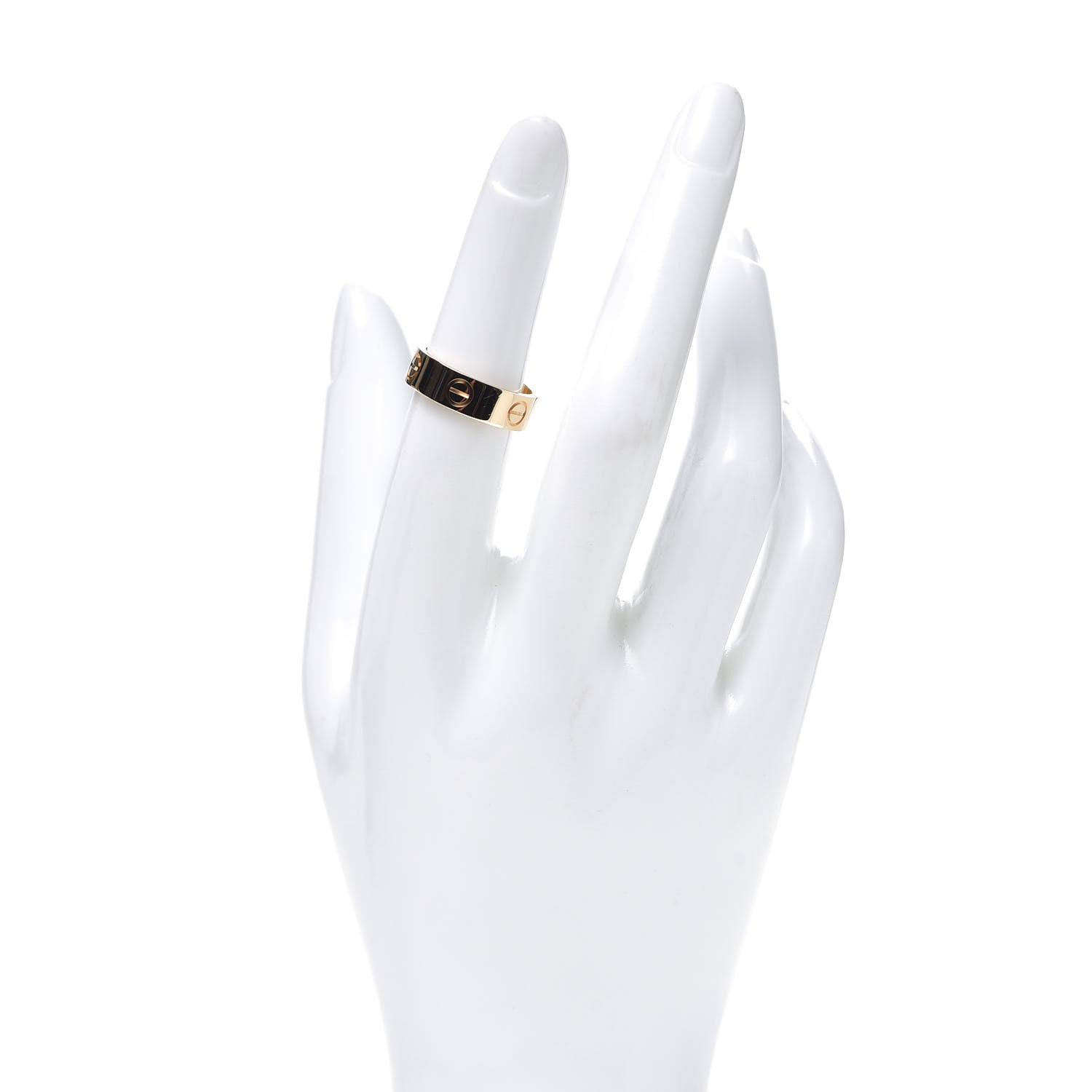 Cartier 18K Yellow Gold 5.5mm LOVE Ring 52 6 2 of 6