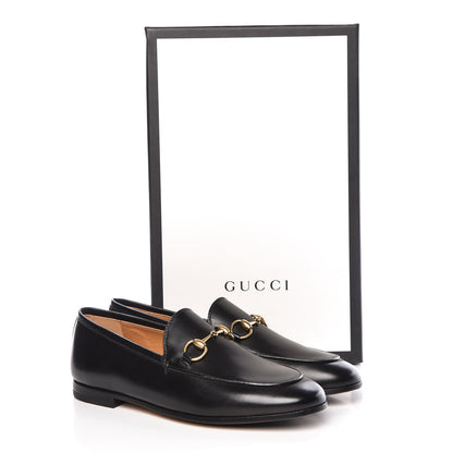 Gucci Calfskin Womens Jordaan Loafers 35 Black 10 of 10