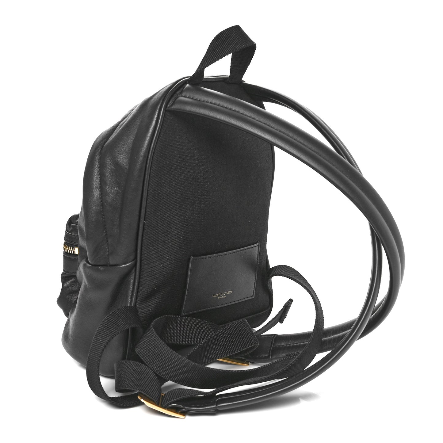 Calfskin Mini Toy City Backpack Black