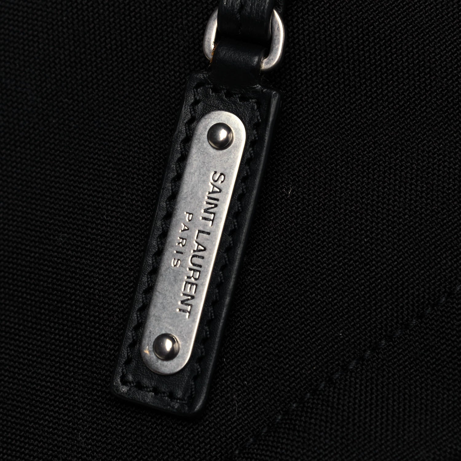 Saint Laurent Canvas City Backpack Black 13 of 14