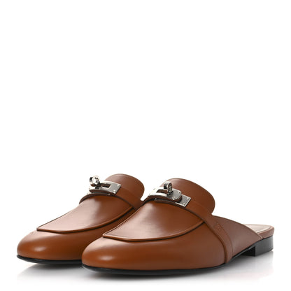Hermes Heritage Calfskin Oz Mules 39 Naturel 4 of 13