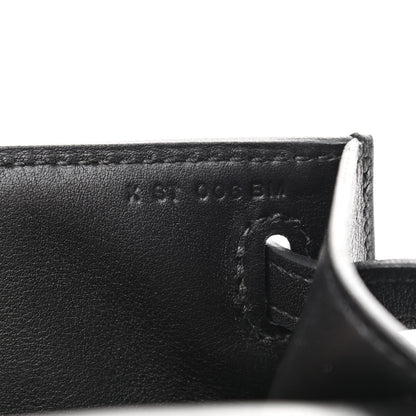 Hermes Swift Kelly Pochette Clutch Black 7 of 9