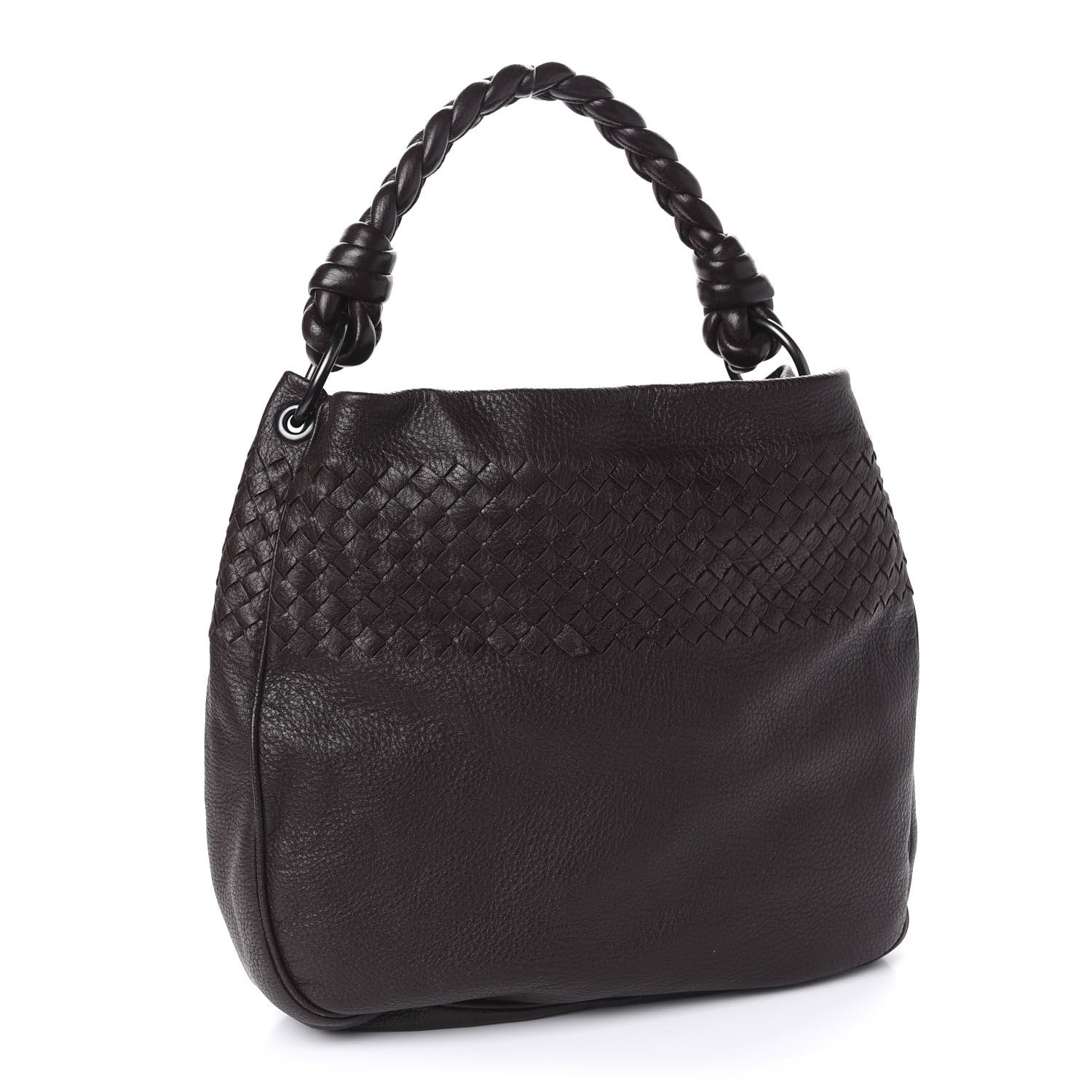 Bottega Veneta Cervo Intrecciato Shoulder Bag Ebano 3 of 13