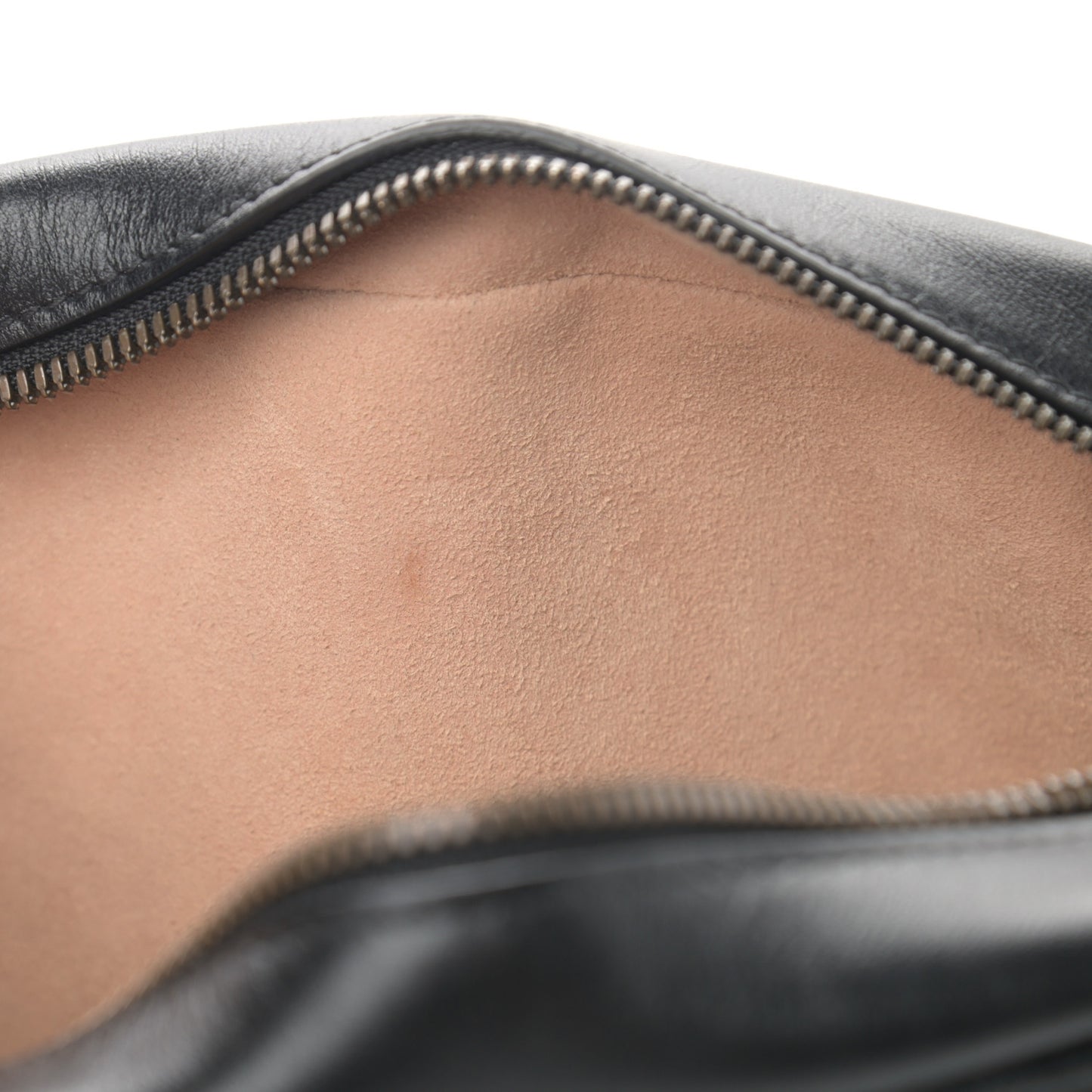 Calfskin Matelasse Small GG Marmont Chain Shoulder Bag Black