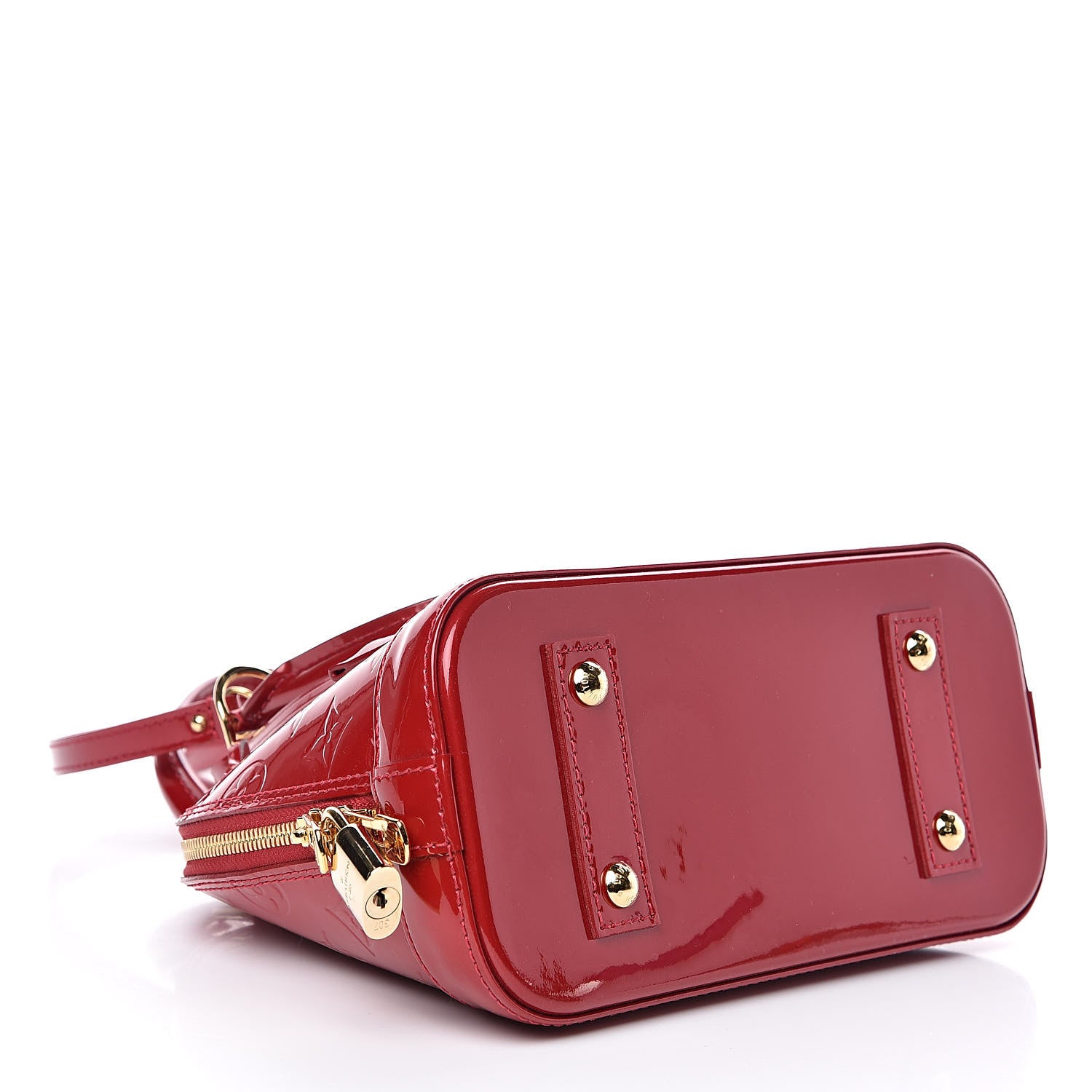 Louis Vuitton Vernis Alma BB Pomme D'Amour 4 of 9