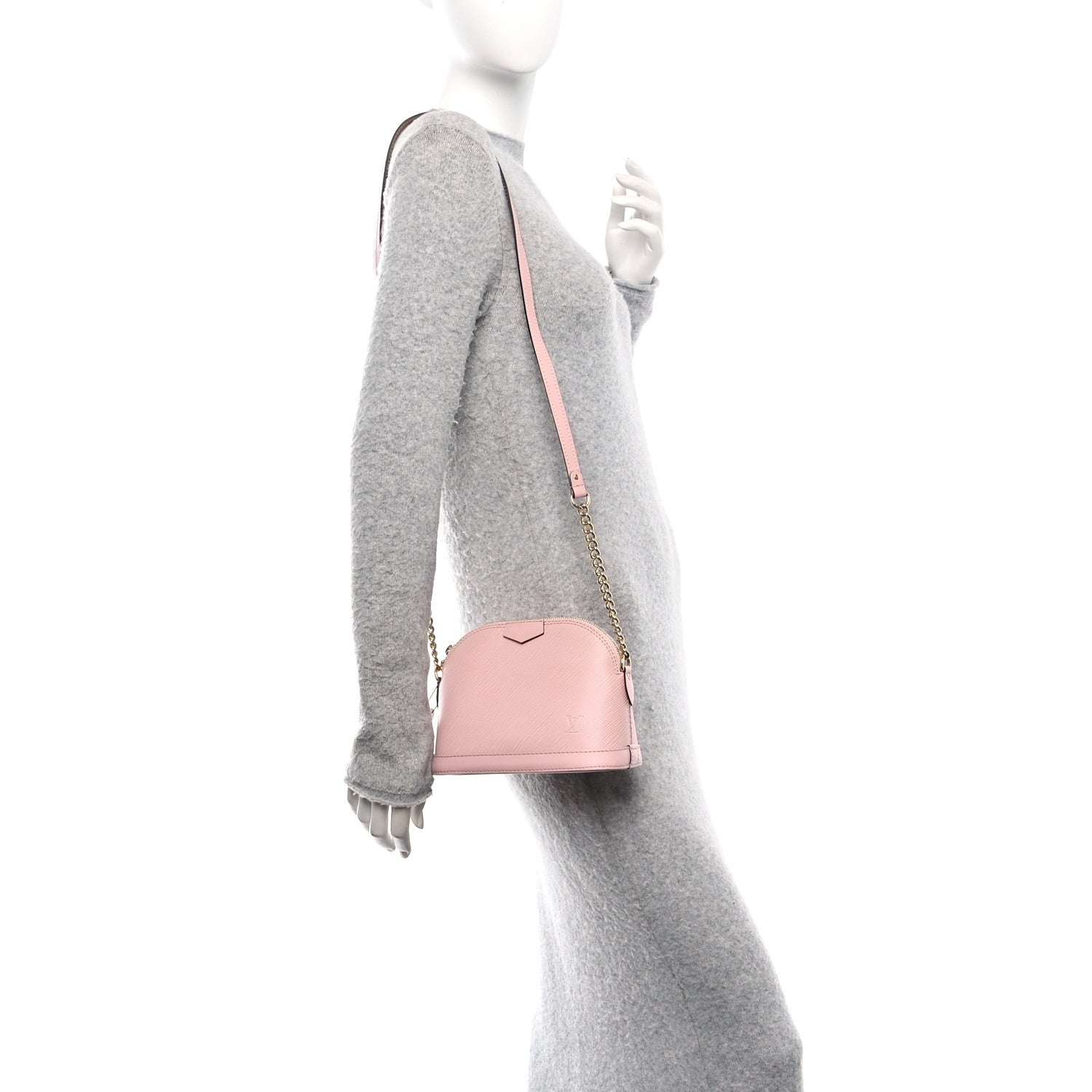 Louis Vuitton Epi Alma Mini Rose Ballerine 2 of 11