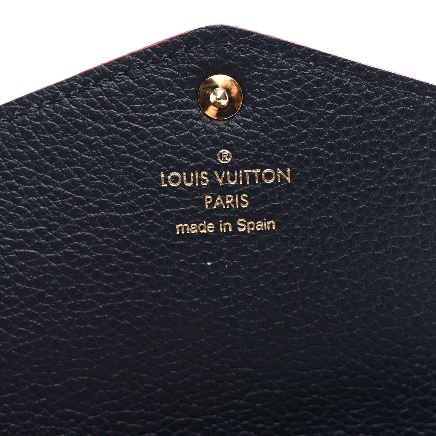 Empreinte Sarah Wallet NM Marine Rouge