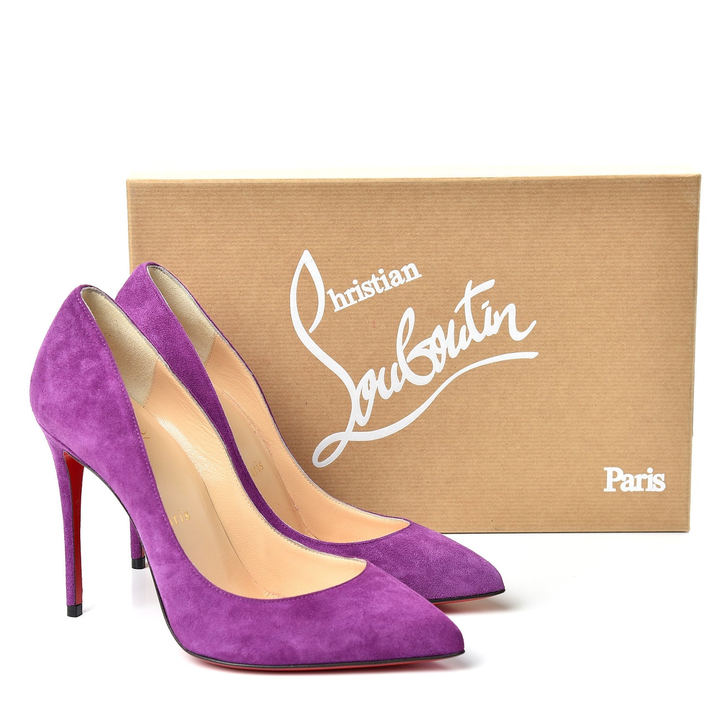 Veau Velours Pigalle Follies 100 Pumps 35.5 Cassis
