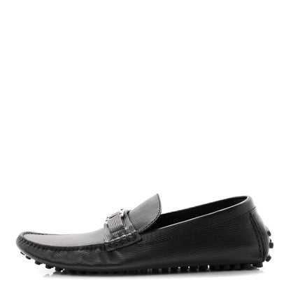 Louis Vuitton Epi Mens Hockenheim Moccasin Loafers 10.5 Black 1 of 10