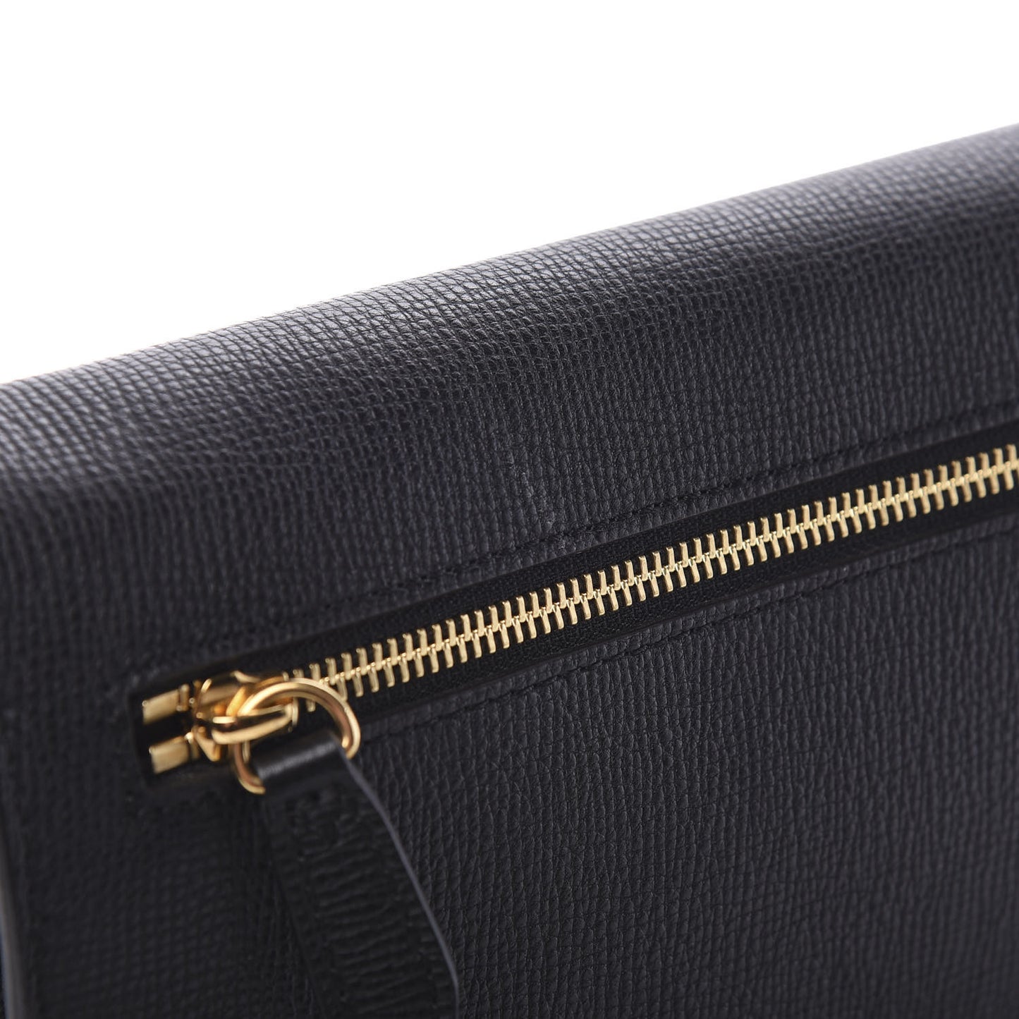 Derby Calfskin House Check Small Macken Crossbody Bag Black