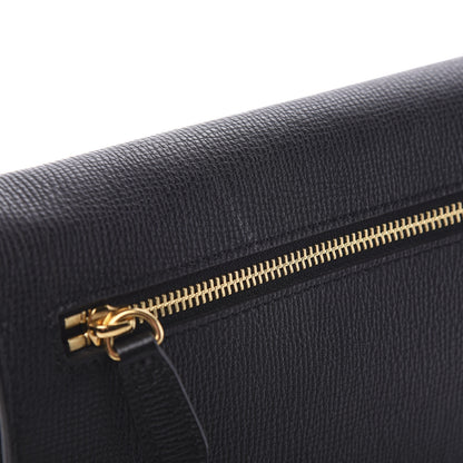 Burberry Derby Calfskin House Check Small Macken Crossbody Bag Black 11 of 11