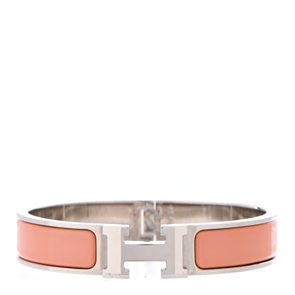 Hermes Enamel Narrow Clic Clac H Bracelet PM Mango 1 of 4