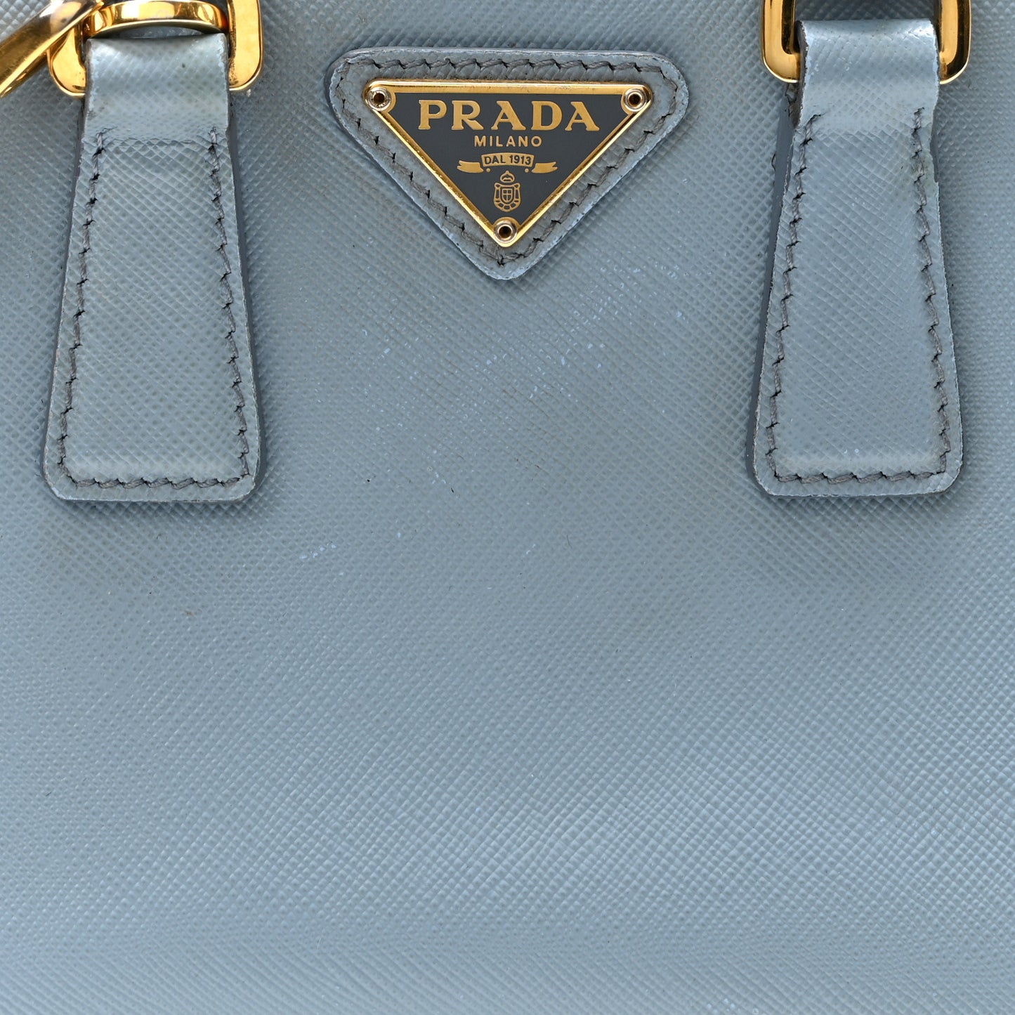 Saffiano Micro Galleria Double Zip Tote Astrale
